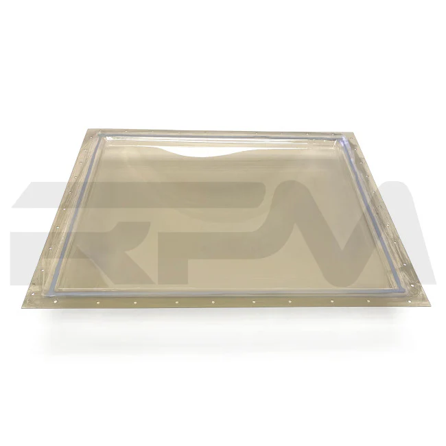 Tiffin RV Bathroom Skylight 26 in. x 26 in. Smoke 9890 - Image 3