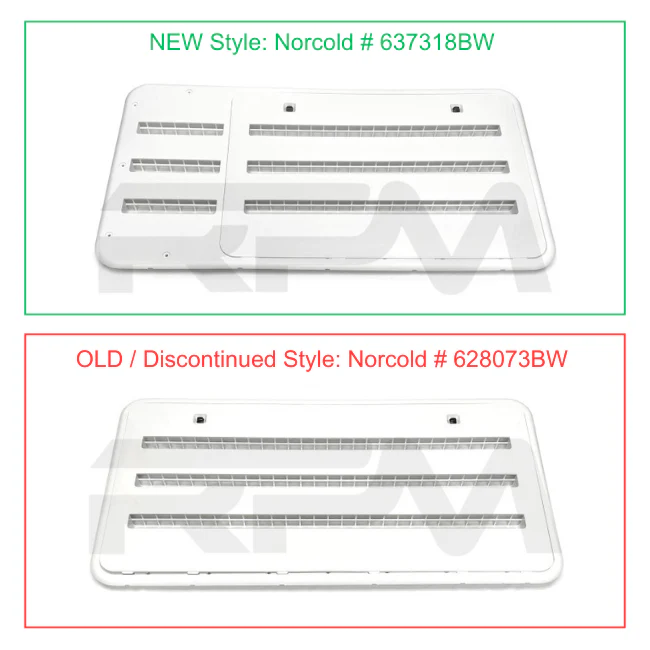 Tiffin RV Norcold Side Vent Cover 32" x 16.5" 5031968 - Image 3